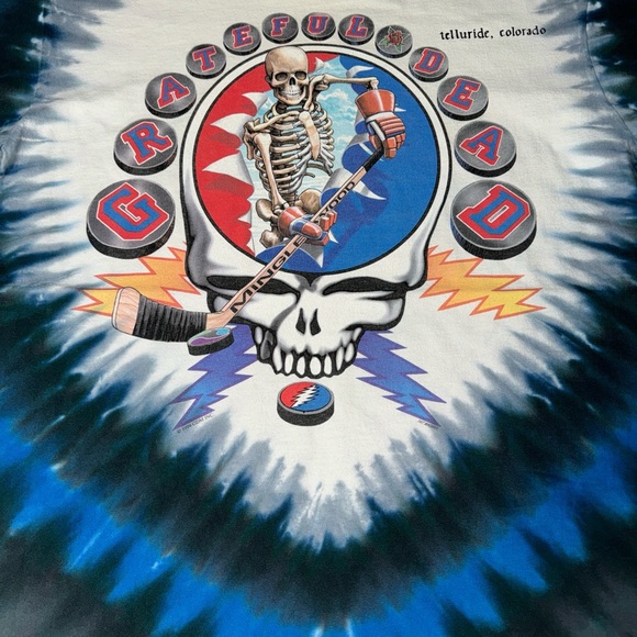 Vintage liquid blue Grateful Dead 1994 tour shirt - Picture 2 of 10